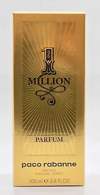 Paco Rabanne 1 Million Parfum 3.3/3.4 Oz Parfum 100 Ml Spray For Men • $78.90
