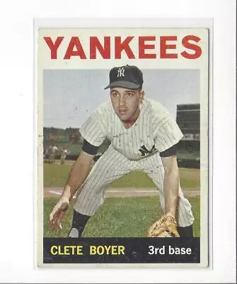 1964 Topps #69 Clete Boyer Yankees - EX • $1.99