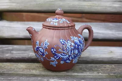 19th Century Chinese Enamelled Yixing Teapot • $6.22