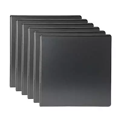 3-Ring Durable View Binder 2 Inch Binder Ring Type Slant D-Ring 6 Pack • $19.90