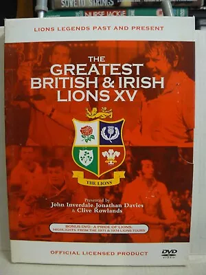 £3.49 • Buy The Greatest British & Irish Lions XV Incl. Bonus Disc A Pride Of Lions (DVD)