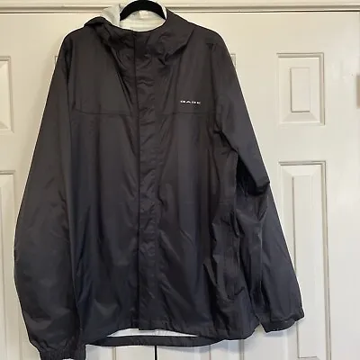 Gage Technical Gear Hooded Rain Jacket Size XXL - MINT Condition - Black • $35