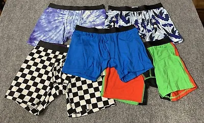 5× MeUndies Mens Medium Boxer Briefs Wholesale Mixed Multicolor Lot NWOT • $29.99