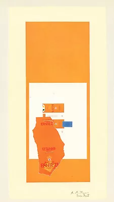 Robert Motherwell  Harvest With Leaf  1973 Gemini G.E.L. • $39.99