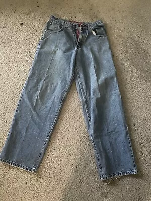 Vintage Bullhead Jeans Mens 31/32 Magneto 26  Wide Leg Skater Rave Baggy RARE • $149