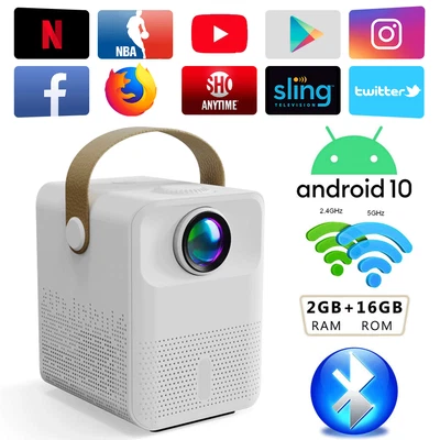 $16.96 • Buy Mini Projector HDMI USB LED HD Home Cinema Portable Proyector Android BT WiFi AU