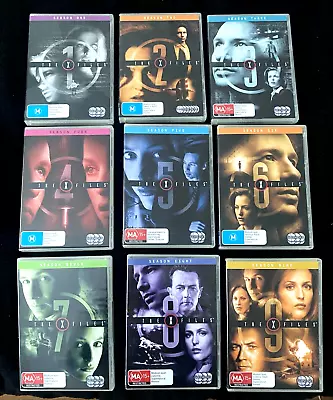 The X-files Seasons 1-9 Full DVD Sets PAL Like New Free Postage Australia Wide! • $115