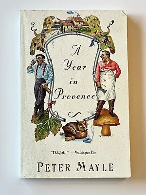 A Year In Provence - By Peter Mayle - Paperback Book • $2