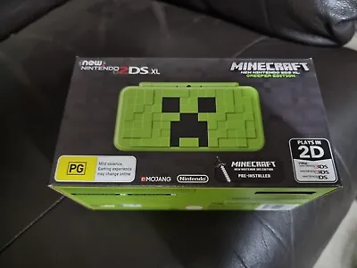 Nintendo 2DS XL Minecraft Creeper Edition In Box - AUS PAL • $693