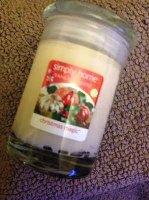 Yankee Candle Tumbler Jar RARE CHRISTMAS MAGIC Simply Home 45 Hour Burn 198g • £13.99