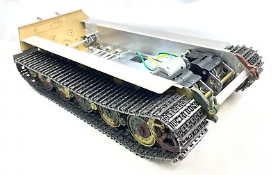 Tamiya 1/16 Tank King Tiger  Part Chassis Low Hull With Metal Chassis Plate UK • £349.99