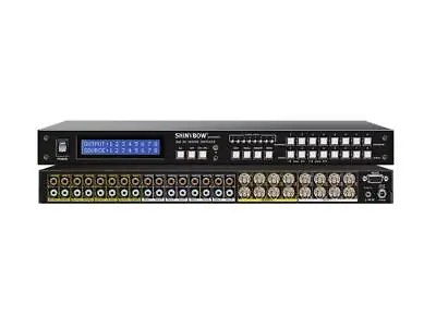 Shinybow 8x8 Composite Video Matrix Switcher W Stereo Audio (BNC) • $1046.25