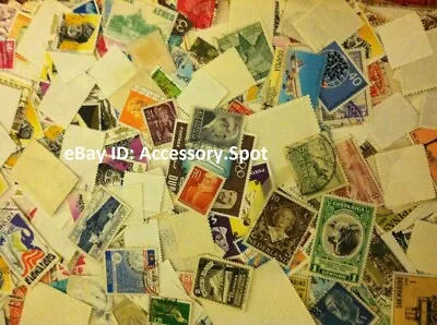 Used Off Paper 1000 WW Stamps From Huge HOARD BOX Collection FREE SHIPPING!!! • $13.99