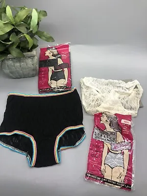 Miss Diana Vintage Lace Panties Briefs NOS In Package Nylon READ • $17.11