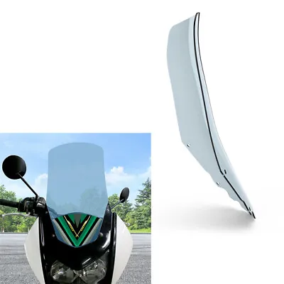 Grey Motorcycle Tall Windshield Aftermarket Fit For KAWASAKI KLR650 2008-2018 • $62.04