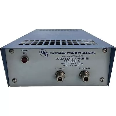 LAB1 2040-1A Microwave Solid State RF Amplifier 2-4Ghz 1W • $1868.70