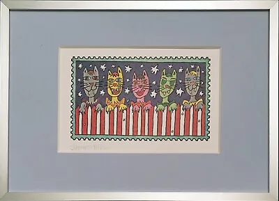 James Rizzi   Everything Good   Framed Embossing The German Post • $95.94