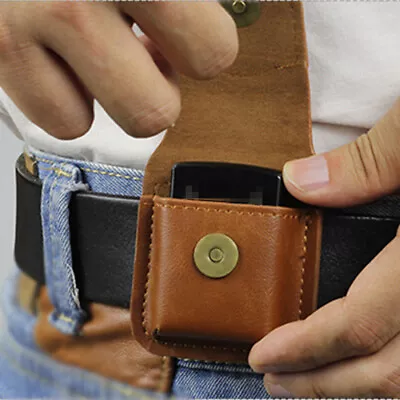 Storage Bag Pouch Magnetic Snap Buckle For Kerosene Lighter For 45mm Belt • $8.75