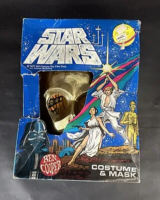 Vintage Ben Cooper Star Wars C-3PO Halloween Costume & Mask Large • $67.99