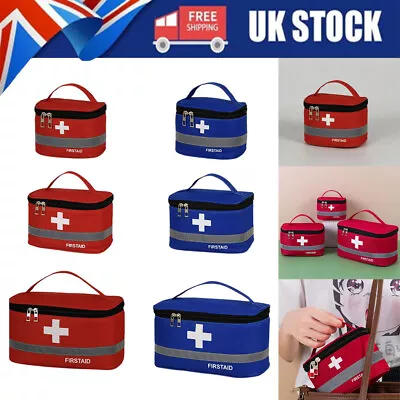 First Aid Carry Kit Bag - Case Box Pouch - Medical Emergency Survival Empty NEW • £11.51