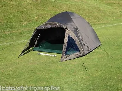 2 Man Double Skin Q DOS Green Carp Fishing Bivvy Tent Shelter Waterproof Tackle • £69.95