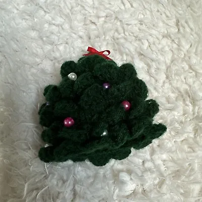 New Handmade Knitted Christmas Tree Egg Cosy • £1.50