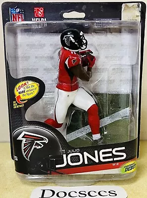 McFarlane JULIO JONES Atlanta Falcons Buccaneers NFL 33 Rookie Debut Figure Red • $39.99