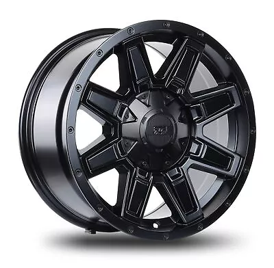 1 New 17x8.5 Mudder Trucker MT404 Black 5x127 5x5 5x139.7 5x5.5 ET-6 Wheel Rim • $160.95