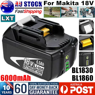 $34.99 • Buy For Makita 18V Battery 6.0Ah Li-Ion LXT Cordless Multi Tool BL1860 BL1850 BL1830