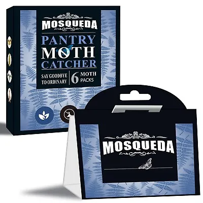 6 Packs Pantry Moth Traps - Professional Sticky Glue Catchers With Pheromones • $8.99