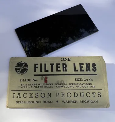 Vintage Jackson Welding Helmet Filter Lens • $9.99