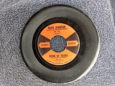 United Artists Records - Marv Johnson - River Of Tears - UA 175 • $8.93
