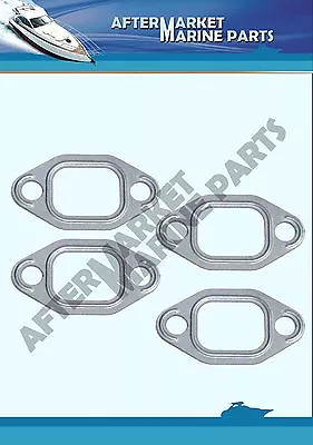 Exhaust Manifold Gasket For Volvo Penta AD30A MD30A AD40A 1542123 1542177 (4pcs) • $32.90