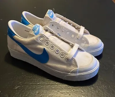 Vintage 1982 Nike All Court Canvas OG Tennis Shoes Size 3.5 - BRAND NEW !!!!!!!! • $129.99