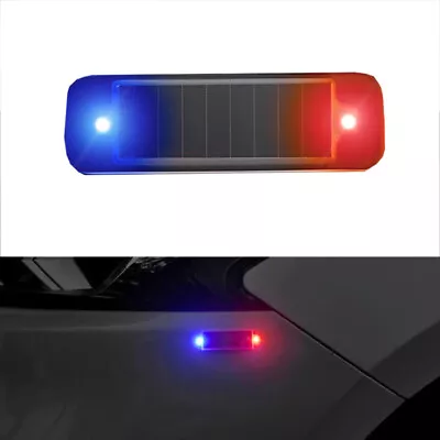 Solar Power Warning Light Car Motorcycles LED Indicator In-Night Caution Strobe • $3.18