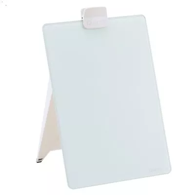 Glass Whiteboard Desktop Easel 9  X 11  Dry Erase Surface Clean Erase Include... • $30.05