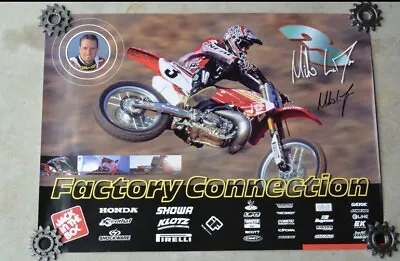 Mike LaRocco Signed Poster Factory Connection Motorcross Supercross • $19.99