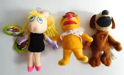 FINGER PUPPETS MUPPETS ~ Miss Piggy / Fozzie Bear / Rowlf ~ Starbucks Puppet Lot • $14.99