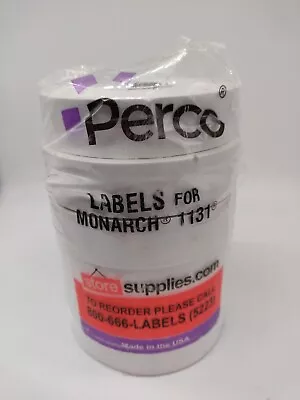 White Pricing Labels For Monarch 1131 Price Gun - 6 Rolls Blank Marking • $23.35