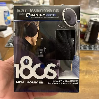 180s Ear Warmers Men Tec Fleece Warm With Quantum Sound ORIGINAL NEW • $15.99