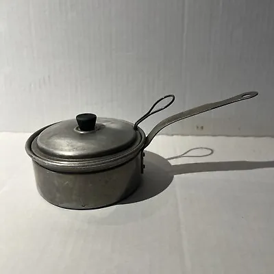 Single Poached Egg Pan Aluminum With A Steel Handle Vintage • $12.75