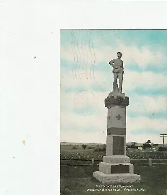 Frederick MD   N.J. Volunteers Monument Monocacy Battlefield CIVIL WAR • $0.99