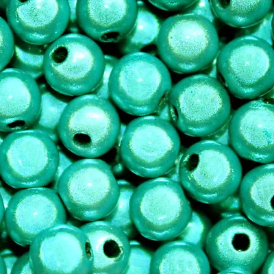 Miracle Bead Turquoise Blue Color 4mm 6mm 8mm Round Jewelry Making Craft Beads • $7.99