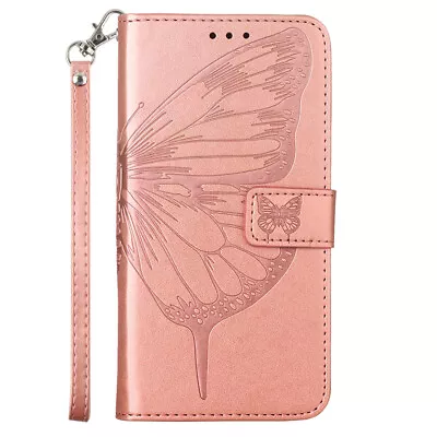 For Motorola G84 G73 G62 G53 G42 G34 Butterfly Pattern Leather Wallet Phone Case • $8.81