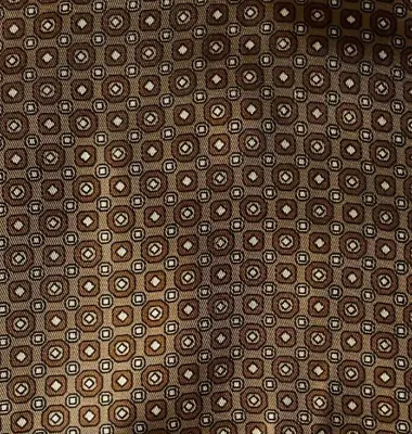 Brown Foulard CAMO Ascot Cravat Italy • $32.99