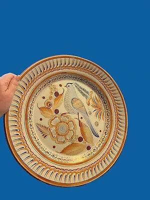 Tonala Palomar Mexican Art Pottery 16” Serving Platter Charger Beautiful Bird • $72.95