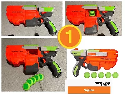 Choice Of Nerf Gun Vigilon Barricade RV-10 & Magstrike AS-10 FREE POST CHEAP AS • $24