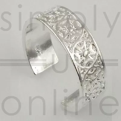 $3.81 • Buy 925 Sterling Silver Plated Toe Ring - Maltese Cross