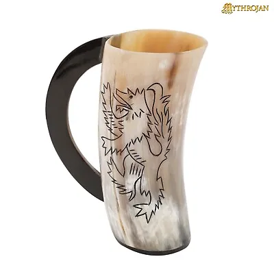 Viking Drinking Horn Mug Renaissance Medieval Cup For Wine Beer Ale 6 Inch Size • $14.99