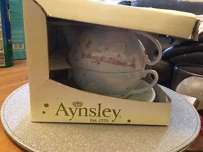 £20 • Buy BNIB Aynsley CATS One Cup China Teapot & Saucer. Collectable